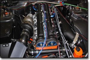 Nissan 200 med Toyota Supra 2jz motor, installation och mappning MaxxECU Nissan 200 med Toyota Supra 2jz motor, installation och mappning MaxxECU