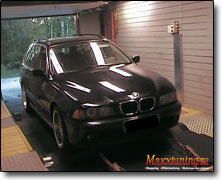 Effektmätning BMW 525 - Orginal ECU