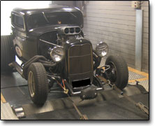 Effektmätning Ford 1932 Hot Rod - Förgasare